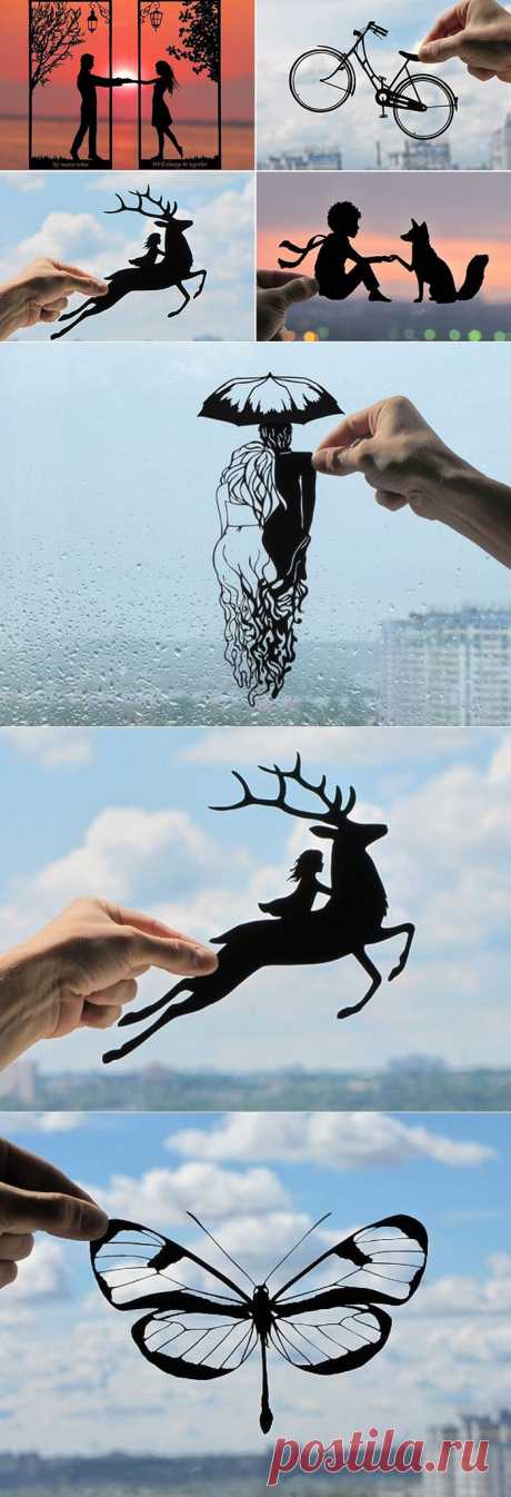 Живописная резьба по бумаге от Дмитрия и Юлии DreamPapercut.