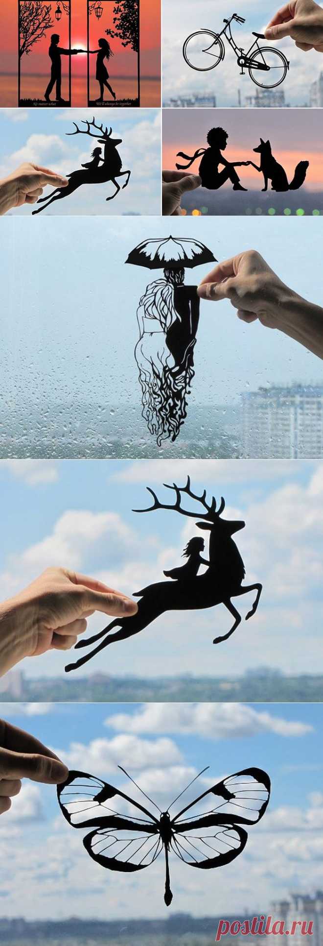 Живописная резьба по бумаге от Дмитрия и Юлии DreamPapercut.