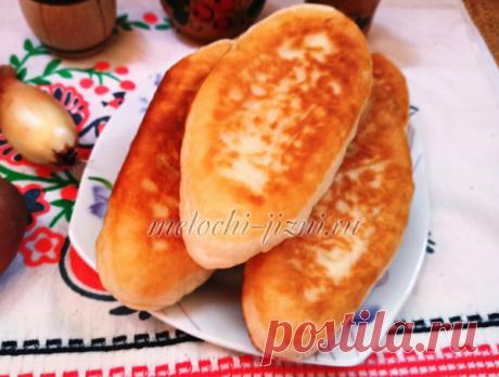 Пирожки с картошкой жареные на сковороде