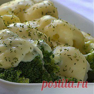 Запеченая брокколи с чесноком и пармезаном рецепт – закуски