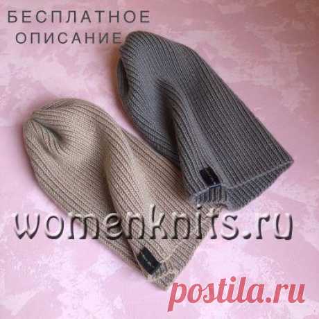 Тыковка шапка спицами
