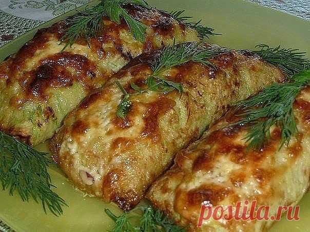 Кабачковые рулетики 