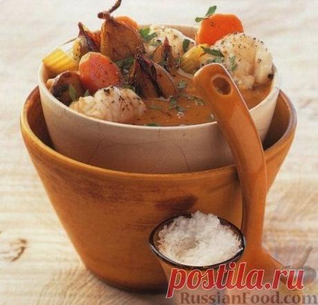 Рецепт: Матлот (французское рагу из рыбы и овощей) на RussianFood.com