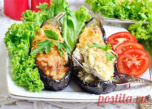 Фаршированные баклажаны.

Фаршированные баклажаны - сытная и вкусная закуска, которая очень эффектно смотрится на столе. Удобно, что начинка может быть самая разнообразная!

Ингредиенты:
Баклажаны 6 шт.
Творог 250 г
Куриное филе 1 шт.
Зелень 1 пуч.
Чеснок 1 гол.
Сыр пармезан 70 г
Яйцо куриное 1 шт.
Соль, смесь перцев по вкусу

Начинка может быть разной, значит, и набор продуктов будет варьироваться. В этот раз готовим баклажаны с курочкой и творогом. Сыр пармезан Вы можете...