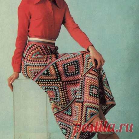 Vintage crochet pattern.