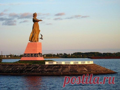 Мой Рыбинск, монумент &quot;Мать-Волга&quot; на Рыбинском водохранилище.