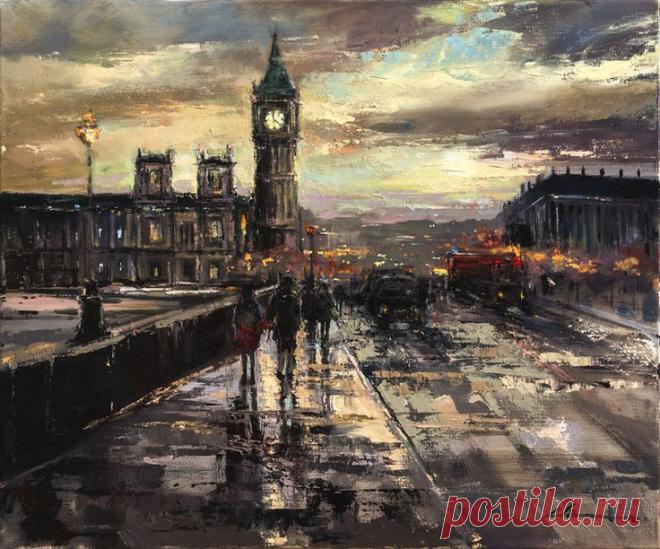 Westminster Bridge by Eva Czarniecka | I ❤ Art.