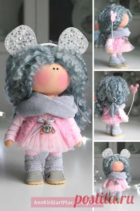 Love Gift Christmas Doll Handmade Tilda Cloth Doll Winter | Etsy