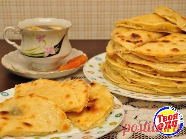 Кыстыбый — вкусные татарские лепешки с картошкой-пюре