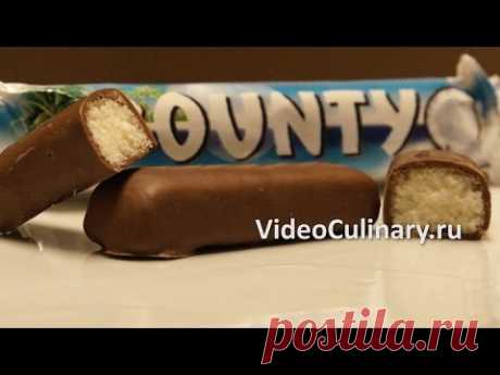 Рецепт - Шоколадный батончик Баунти от https://www.videoculinary.ru/