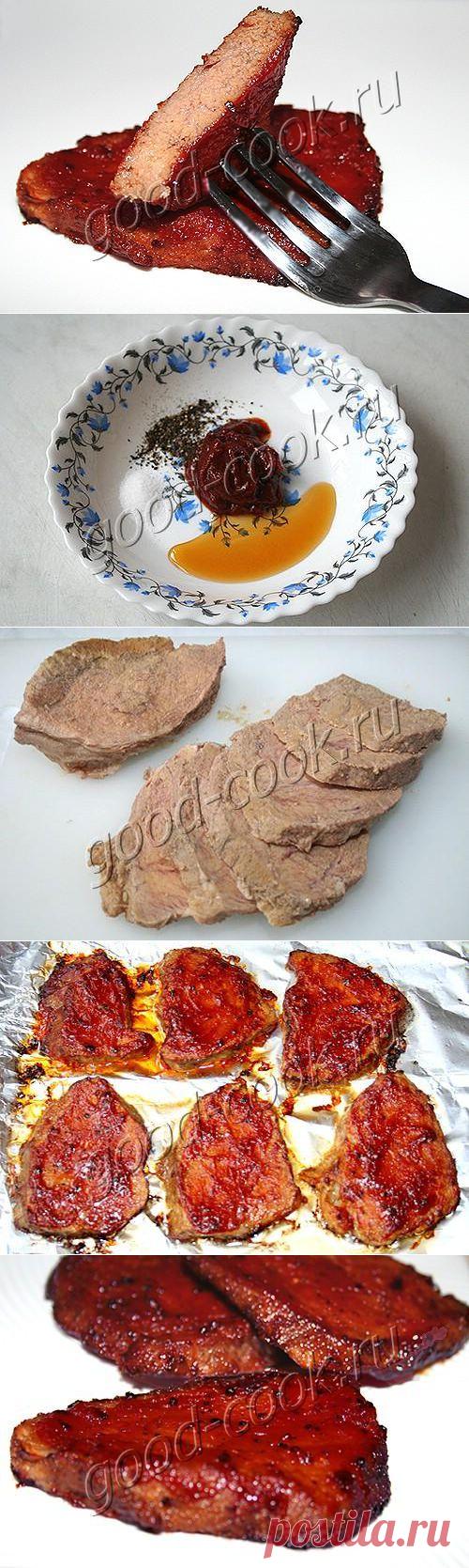 Хорошая кухня - вымя в пикантной глазури. Кулинарная книга рецептов. Салаты, выпечка.