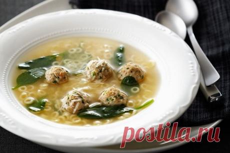 Свадебный итальянский суп с фрикадельками, рецепт — Вкусо.ру