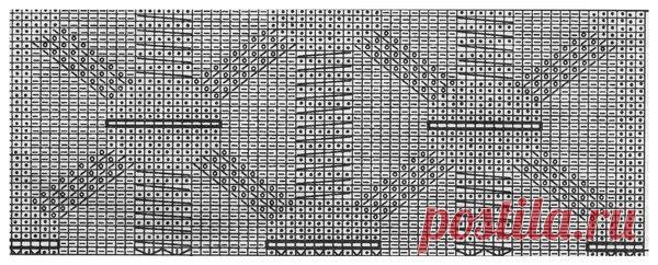 Воздушный ажурный узор из 90-х, который идеально подойдет для моделей 2019-2020