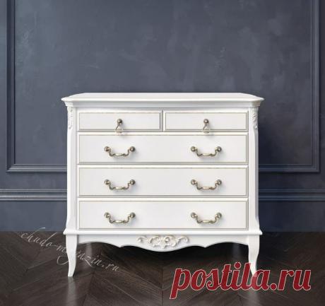 Комод цвета слоновая кость с патиной купить по цене 54 000 руб. в Москве — интернет магазин chudo-magazin.ru
