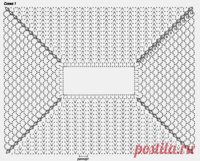 Схемы вязания реглана крючком
В этом посте приведено более 20 схем для вязания реглана крючком, выполненного разными узорами. Даже если кофточка, которую Вы задумаете, вяжется другим узором, все равно, пользуясь этими схемами, можно подобрать способ прибавления петель, пригодный для Вашей модели и Вашего узора.