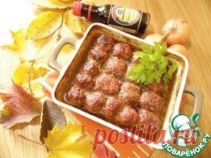 Фрикадельки с овощным соусом - кулинарный рецепт