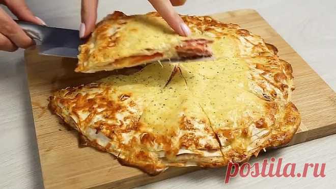 Быстрый и вкусный завтрак из лаваша! Отличное блюдо !