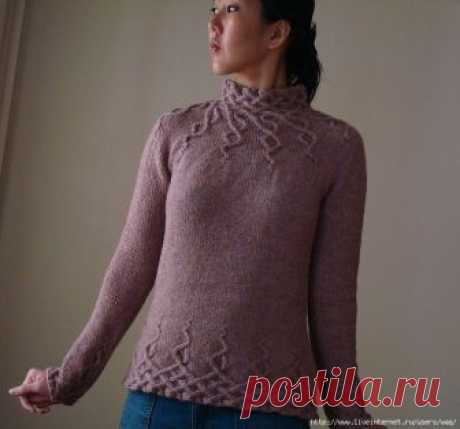 свитер «Дикие волны» — HandMade