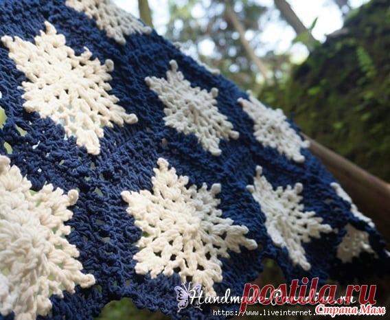 Красивый сказочный плед узором 