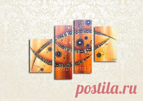 Огненный глаз (ручная работа маслом) 120*90 » Купить модульные картины + подарок!