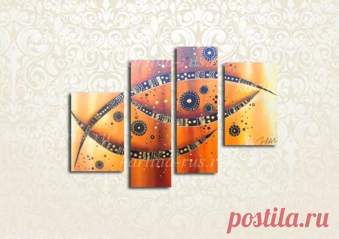 Огненный глаз (ручная работа маслом) 120*90 » Купить модульные картины + подарок!