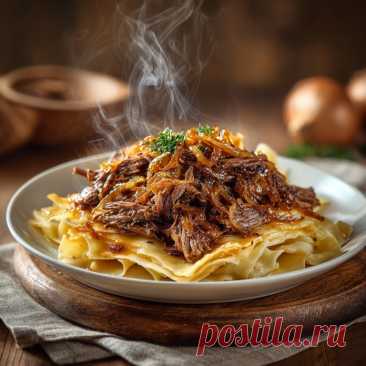 Ленивый бешбармак