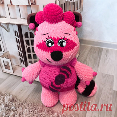 Соня амигуруми. Схемы и описания для вязания игрушек крючком! Бесплатный мастер-класс от Евгении Гавриловой по вязанию енота по имени Соня - персонаж из детского мультфильма &quot;Мимимишки&quot;. Высота вязаной…