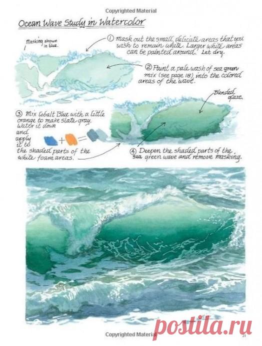 Как рисовать воду