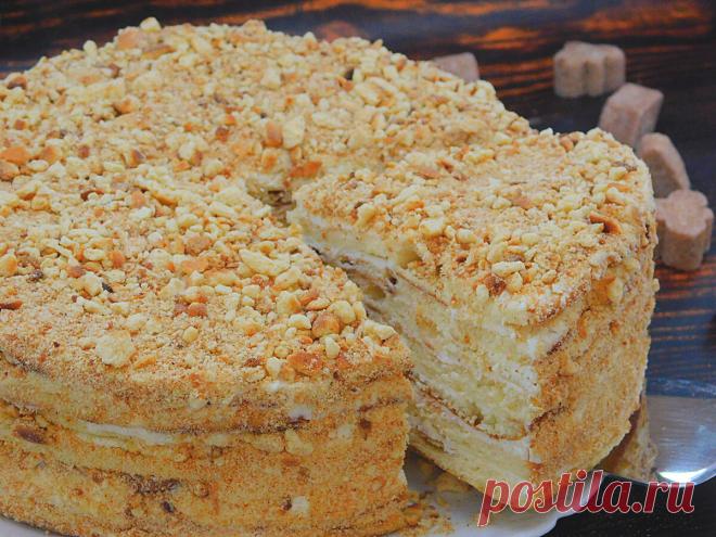 Вкусный торт без миксера и духовки: попробуете приготовить? | Еда на каждый день | Яндекс Дзен