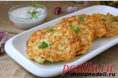 Оладьи из кабачков с сыром - рецепт с пошаговыми фото / Меню недели