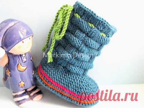 Babyschuhe Krabbelschuhe Babystiefel Petrol Grün Orange Pink aus Babyschuhe von markimodesign #439160