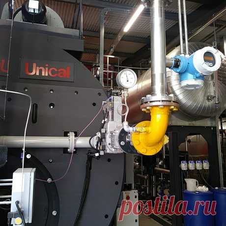 Установка двух котлов Unical TRYPASS'12 10000 в каскадном иполнении