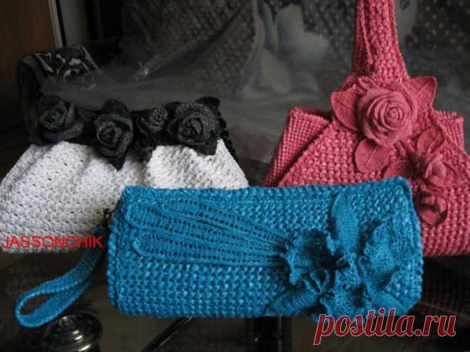 Обалденные сумки из полиэтиленовых пакетов от jassonchik..