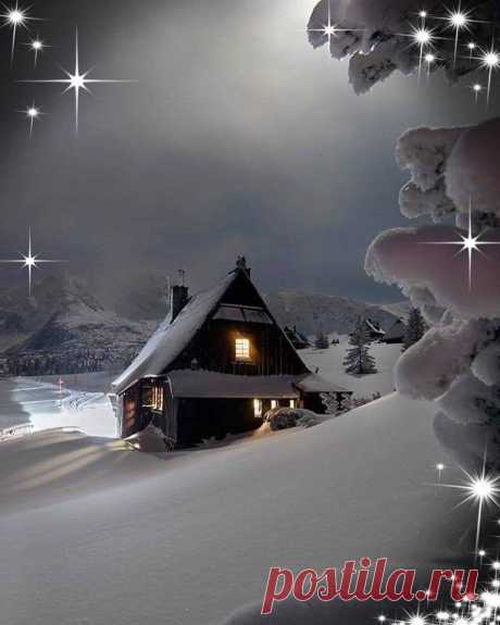 Ձմեռային հեքիաթ․․․🎄❄️🏚
Բնության գեղեցկությունը կատարյալ է♥✨Բարի,գիշեր---գեղեցիկ, սպիտակ և մաքուր ձմռան նման քաղցր երազներ ⭐🌛