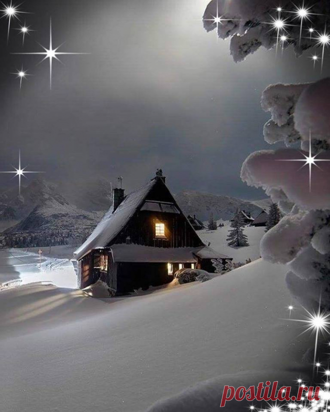 Ձմեռային հեքիաթ․․․🎄❄️🏚
Բնության գեղեցկությունը կատարյալ է♥✨Բարի,գիշեր---գեղեցիկ, սպիտակ և մաքուր ձմռան նման քաղցր երազներ ⭐🌛