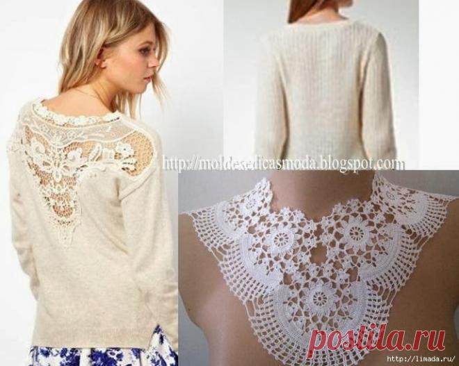 кружево и цветы в одежде