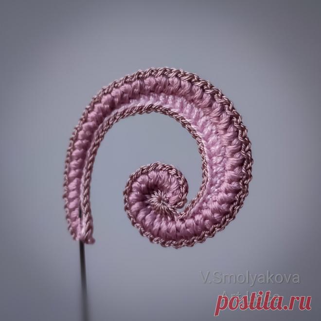 Фото МК завиток с утолщением. | V.Smolyakova Art Lace | Яндекс Дзен