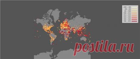 Интерактивная карта всех сражений в истории человечества