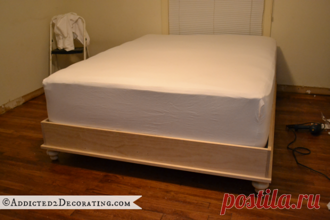Двуспальная кровать своими руками