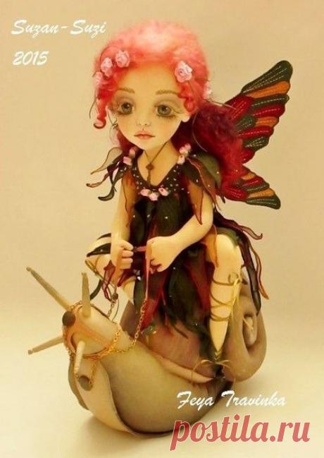 Товары для рукоделия, швейная фурнитура, ткани.
Кукла феечка. Выкройка.