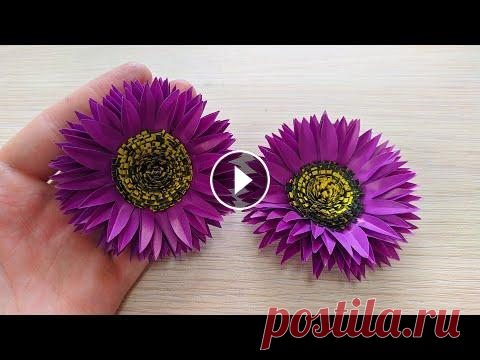 Цветы из Бумаги Своими руками | Поделки из цветной бумаги | Как сделать цветы В этом видео я показываю как сделать своими руками цветы из цветной бумаги. Цветы из бумаги получились очень красивыми. Как сделать цветы из цветной б...