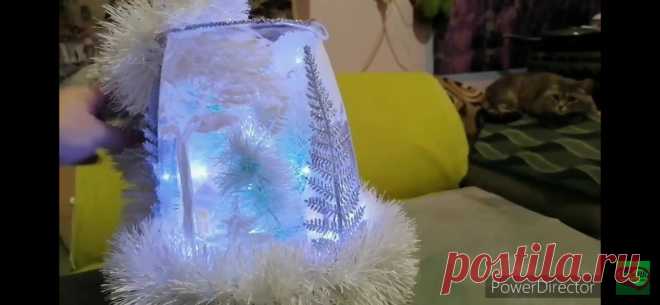 Новогодний фонарь из чайника ))) (МК) Мастер Сана Шо - DIY Рукоделие портал о рукоделии от мастеров для мастеров и не только!