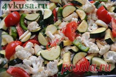 Овощной микс из духовки | 4vkusa.ru