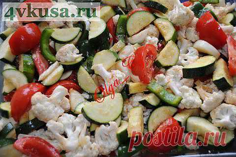 Овощной микс из духовки | 4vkusa.ru