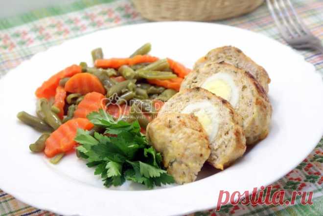 Зразы из куриного фарша - Приготовленный рецепт, фото