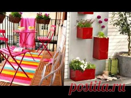 Как украсить балкон цветами Идеи креативного украшения и декора балкона цветами Балкон в цветах свои - YouTube