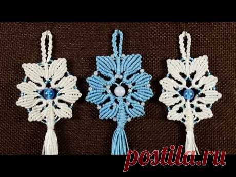 Alternate Snowflake Tutorial by Macrame School