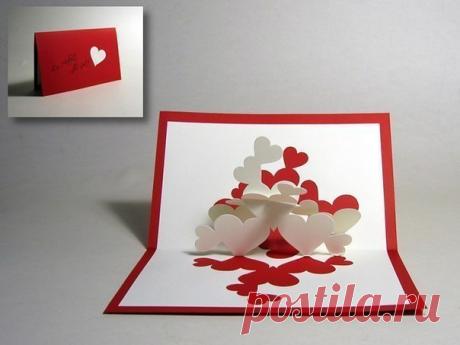 Объемная открытка своими руками