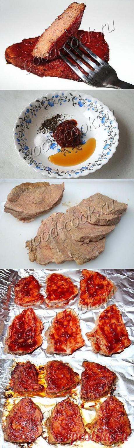 Хорошая кухня - вымя в пикантной глазури. Кулинарная книга рецептов. Салаты, выпечка.