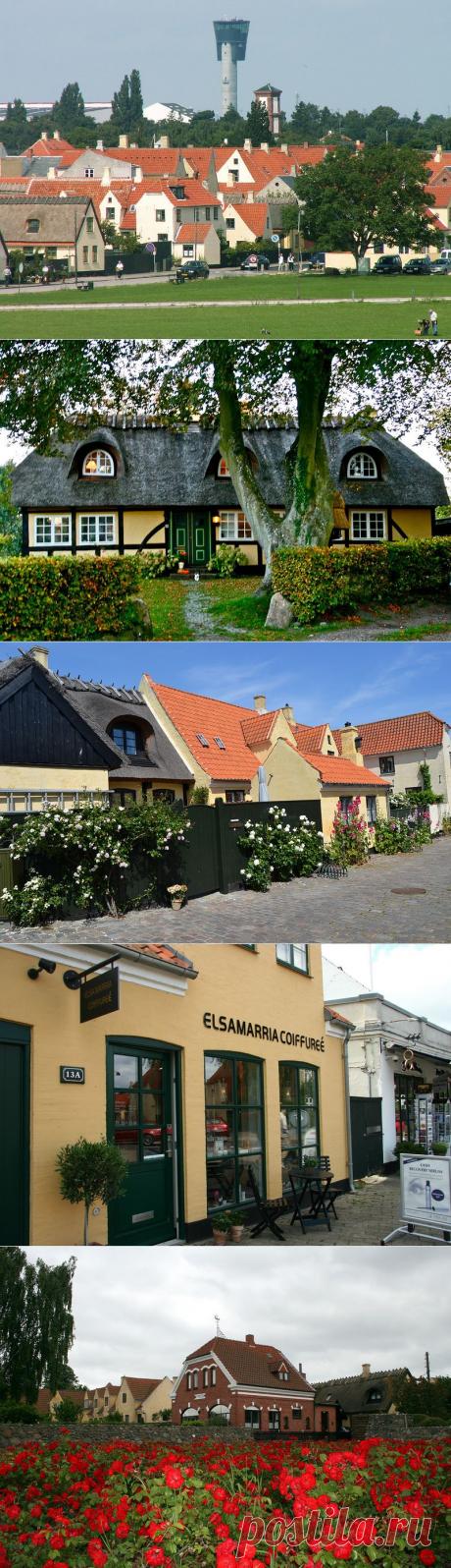 Уютный и провинциальный городок Драгёр/ Дания .